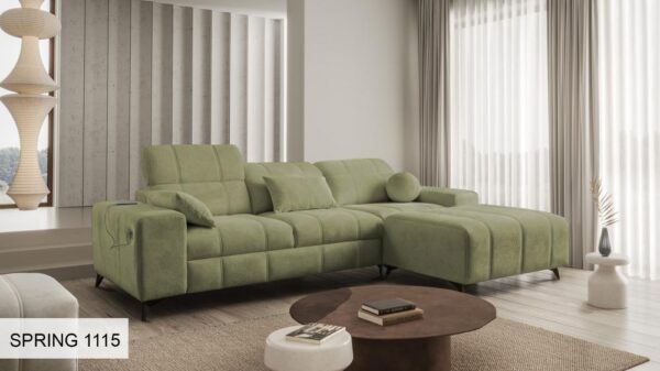 DAFNE I Corner Sofa, showcasing deep seating, inviting and cozy