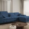 DAFNE I Corner Sofa, overall view in a simulated interior, inspiring design