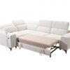 DAFNE II sofa from an angle, highlighting modular form, cushions.
