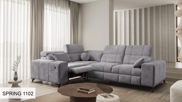 DAFNE II MIX sofa showcasing its full length and seating capacity