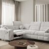 Durable fabric upholstery of the DAFNE II MIX corner sofa