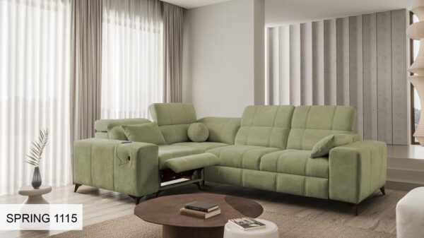 Detailed image of DAFNE II MIX sofa’s frame construction