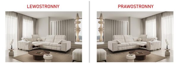 DAFNE II MIX sofa in a modern living room setting, spacious