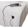 USB charging port integrated into DAFNE III corner sofa armrest