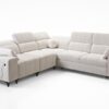 DAFNE III corner sofa, showing versatile adjustable headrests