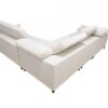 Angled view of DAFNE III corner sofa, showcasing its size