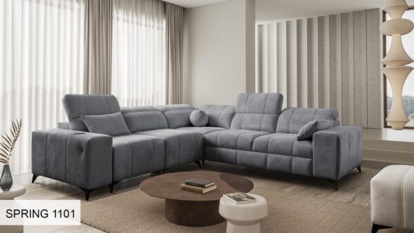 Various fabric choices available for DAFNE III corner sofa