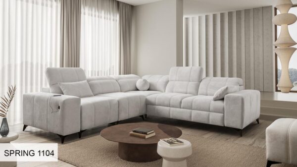 Liquid-repellent fabric sample for DAFNE III corner sofa