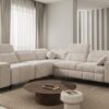 Soft velvet fabric option for the DAFNE III sofa