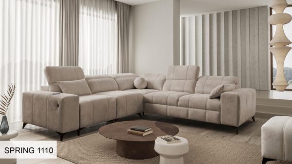 Upholstery choices demonstrating DAFNE III sofa versatility