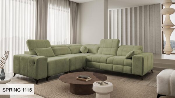 Detailed fabric texture, highlighting DAFNE III sofa quality
