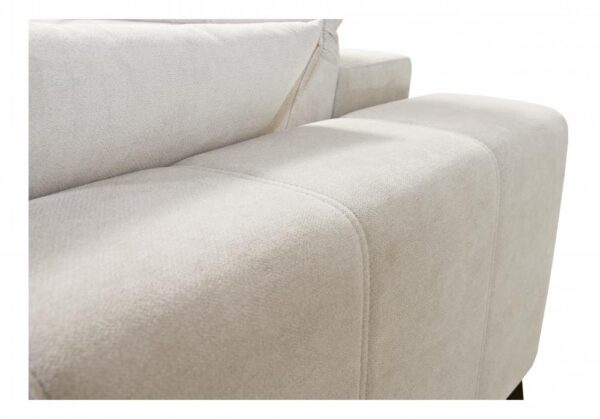 Top-down view of DAFNE III corner sofa, highlighting its symmetrical layout