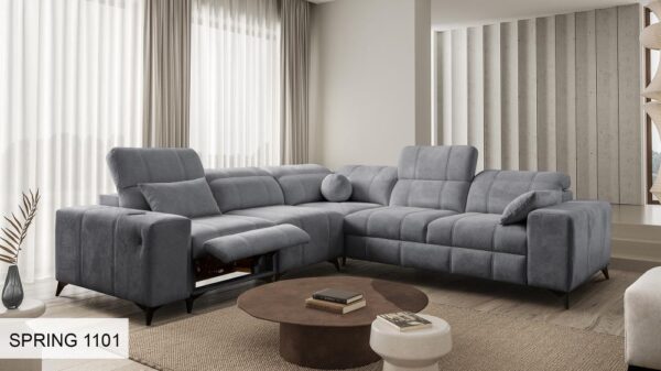 DAFNE III modern corner sofa, a blend of comfort and sophisticated aesthetics