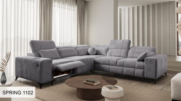 Lifestyle shot of DAFNE III sofa, inviting and functional for family use