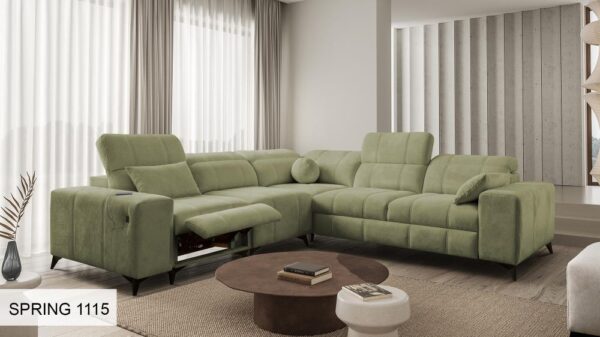 DAFNE III sofa showcasing its soft, durable fabric and comfortable seating arrangement