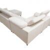 DAFNE IV Corner Sofa with adjustable headrests in a contemporary setting
