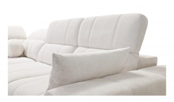 DAFNE IX Corner Sofa: side view emphasizing its sleek profile and design