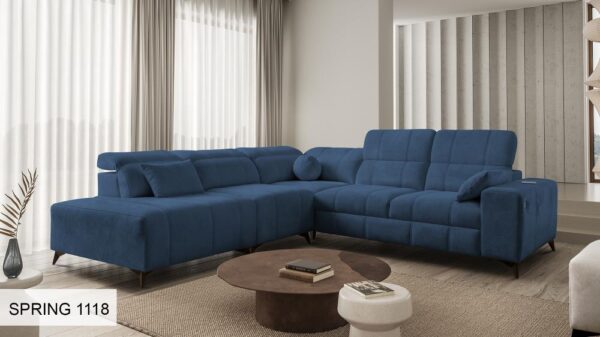 DAFNE IX Corner Sofa: diagram highlighting pet-proof fabric features