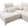 DAFNE VII sofa with storage opened, revealing ample space for bedding.