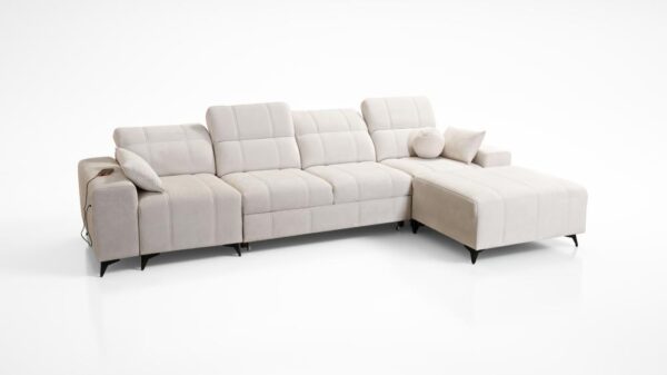 Modern DAFNE XII sofa showcasing elegant fabric upholstery