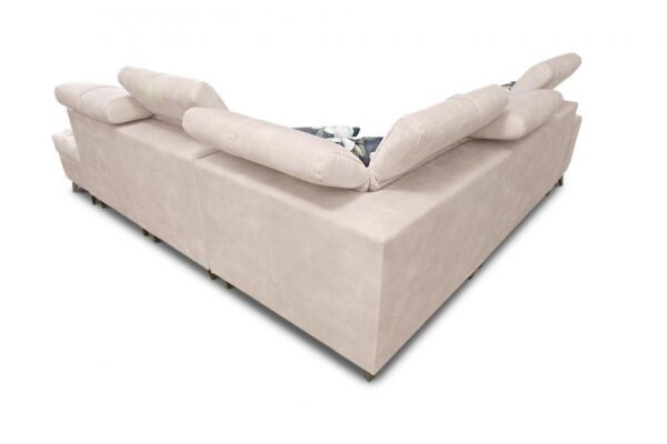 Overview of GOLDEN IX sofa, highlighting its generous storage compartments