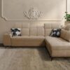 Matte black metal feet option for the GOLDEN IX modern sofa
