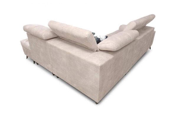 View of GOLDEN VII sofa's side profile, highlighting its elegant lines