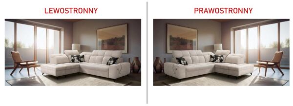 GOLDEN VII sofa unfolded, demonstrating its convenient sleeping function