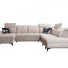 GOLDEN X luxury modular sofa, angled view showing spacious design.