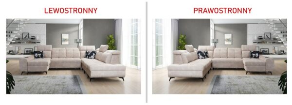 GOLDEN X sofa storage compartment, revealing spacious bedding storage.