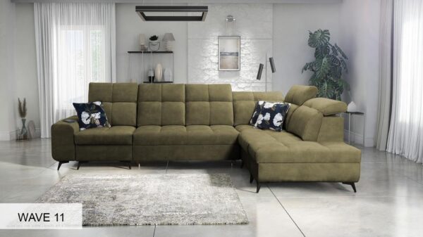 Alder colored wooden rear feet for GOLDEN XI sofa, warm and inviting
