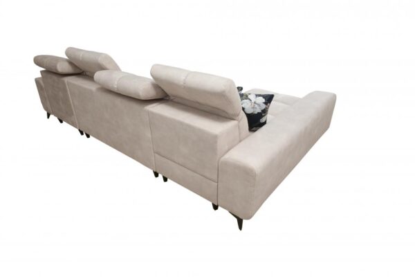 Overview of GOLDEN XII large corner sofa in a contemporary living space.