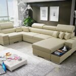 Main view of the Hercules Maxi corner sofa in a living room.