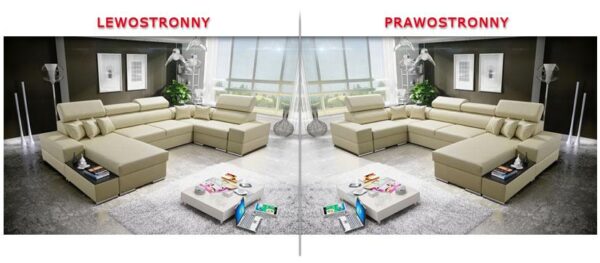 Comfortable seating area with decorative pillows on Hercules Maxi sofa.