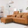 Inez corner sofa demonstrating its versatility and design.
