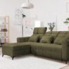 Inez sectional sofa in a bright, inviting living room setting.
