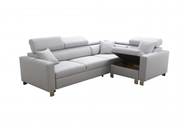 LORETTO II Corner Sofa, various fabric swatches for customization
