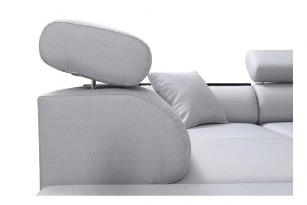 LORETTO III sofa's sleeping function extended, showing comfortable bed.