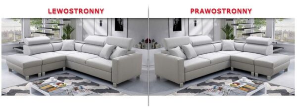 Different angle of LORETTO III Corner Sofa highlighting its design.