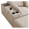 MINDY I corner sofa displaying its plush seating and decorative pillows