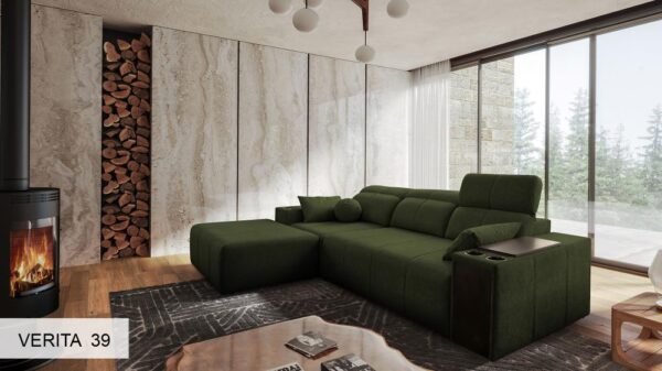 MINDY I sofa showing the PUMA unfolding mechanism in action