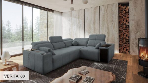 Detailed shot of Mindy II sofa's fabric