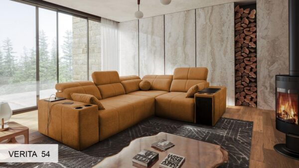 Mindy II corner sofa featuring smart amenities