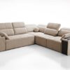 MINDY III corner sofa featuring adjustable headrests