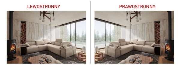 MINDY III sofa from an elevated angle, showcasing design