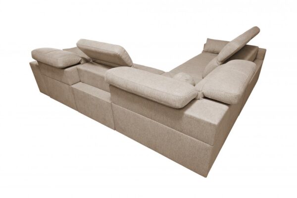 MINDY III corner sofa with sleeping function extended