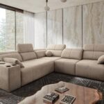 MINDY III corner sofa in a modern living room setting