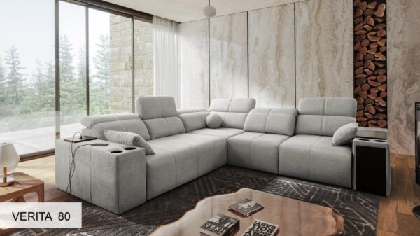 MINDY III corner sofa showcasing its practical storage solutions