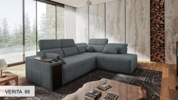 Adjustable features of the Mindy VII sofa, enhancing user comfort.