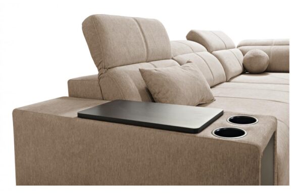 Mindy VII sofa with adjustable backrests for personalized comfort.